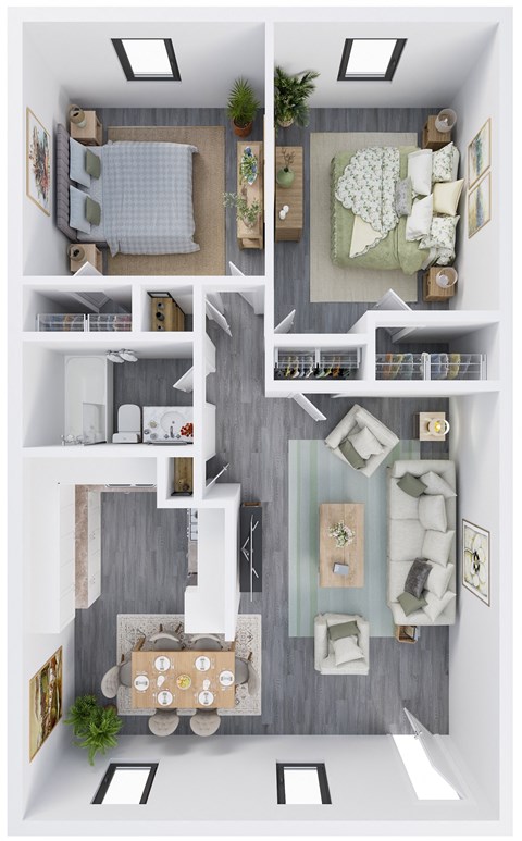 a floor plan of a 1 bedroom apartment at the biltmore apartments in dallas,